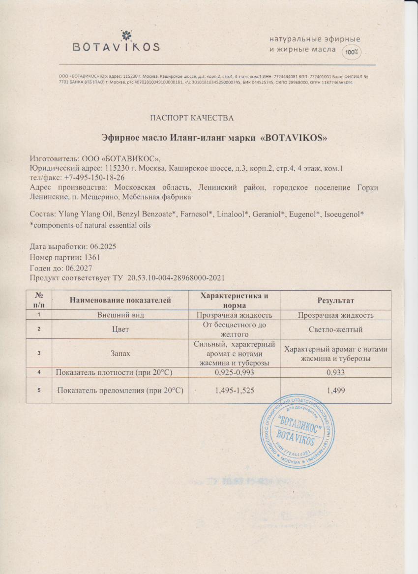 Паспорт №062025